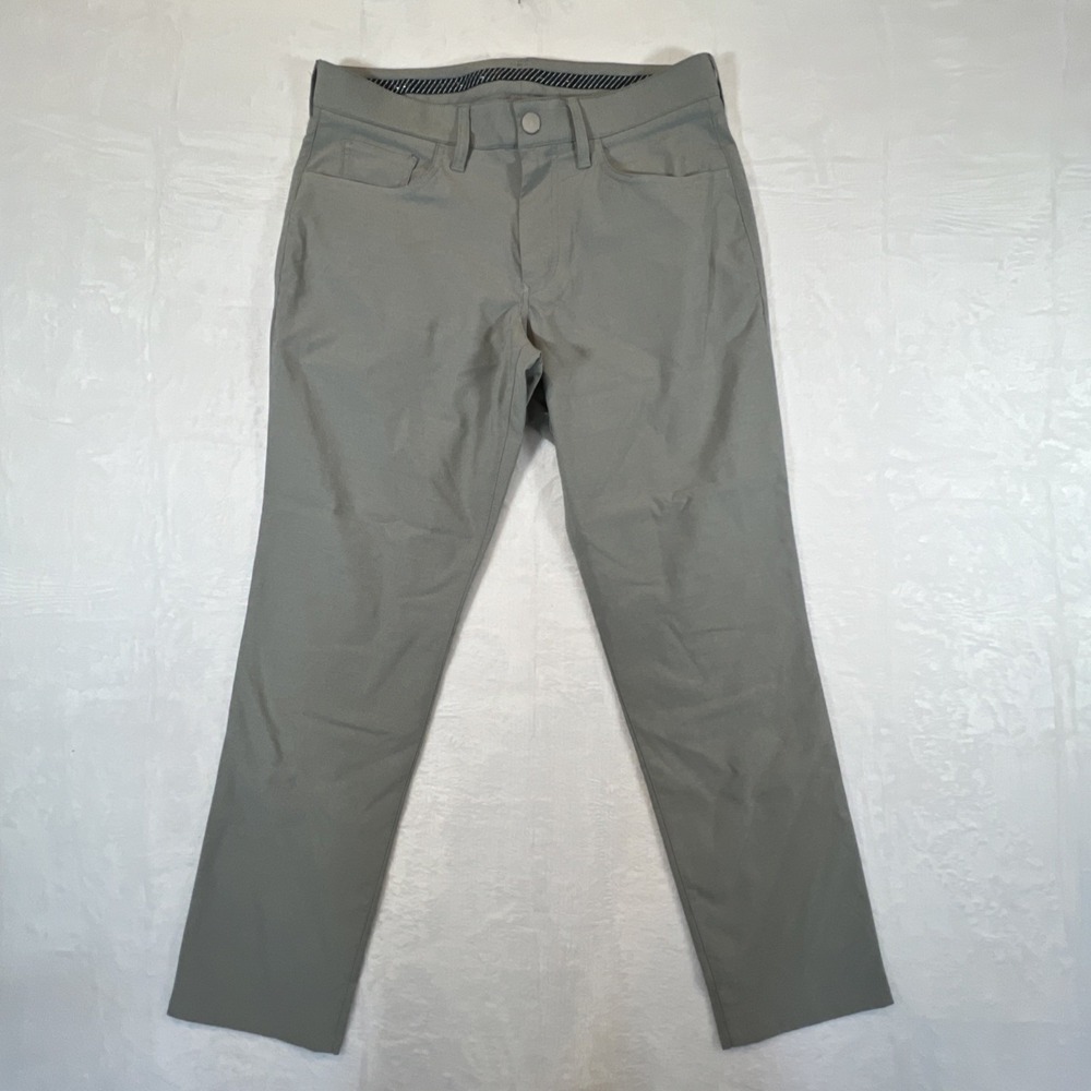 Bonobos Golf Pants Gray Athletic Fit Stretch Preppy Chino Mens 31x30 *Meas 33x30